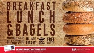 Strathmore Bagels Wolfie Wallet Ad