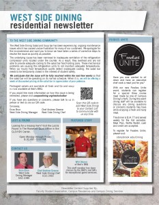 Residential Newsletter